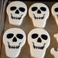 Halloween Skulls Cookie Stencil and Cutter Set Cookies