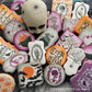 Halloween cookie stencils by lou stout using confection couture cookie stencils