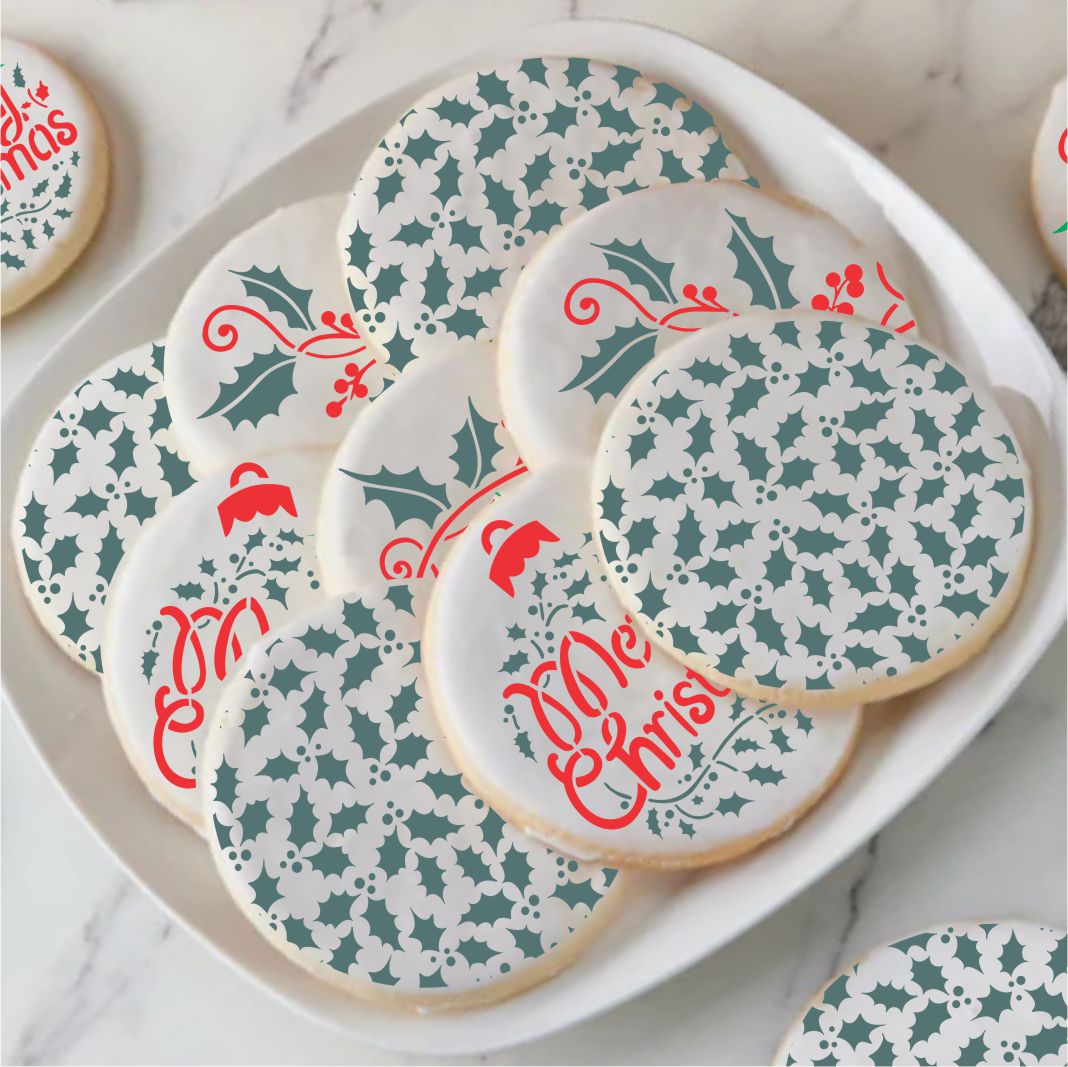 Holly Jolly Christmas Cookie Stencil Value Bundle from Designer Stencils
