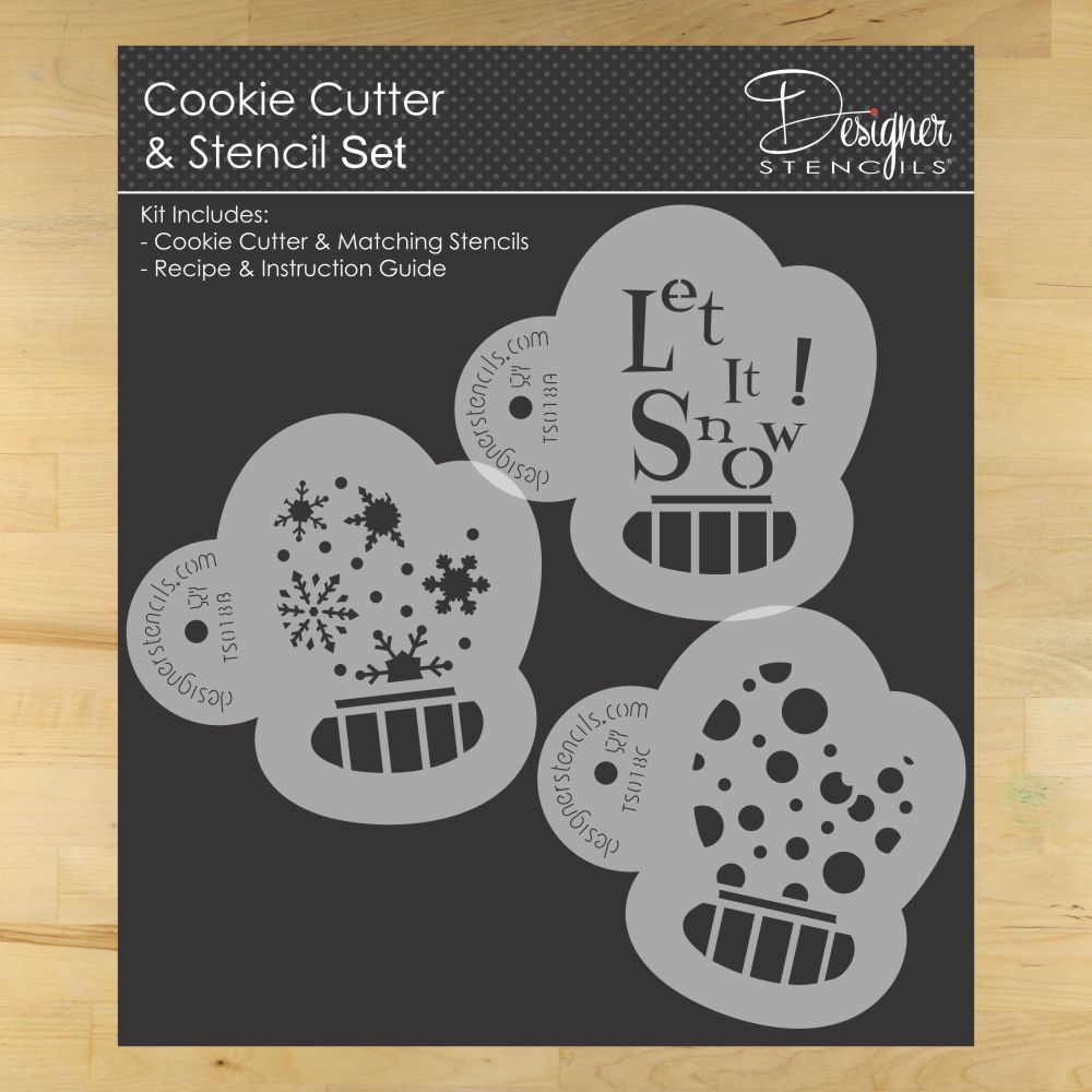 Mitten Cookie Stencil and Cutter Set by Designer Stencils