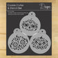 Day of the Dead Pumpkin Cookie Stencil and Cutter Set