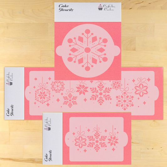 Snowflake Garland Cake Confection Collection