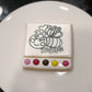 PYO Cookies decorated with  Love Bug Paint Your Own Cookie Stencil by Michelle Young