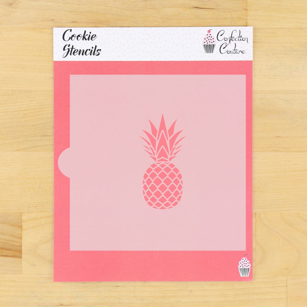 Pineapple Cookie Stencil