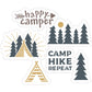 Happy Camper 3 Piece Cookie Stencil Set