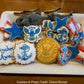 US Navy decorated cookies by Cheryl Bruner using confection couture stencils