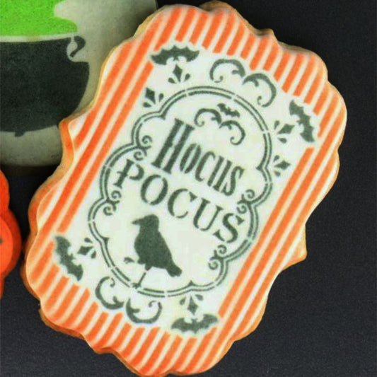 Hocus Pocus Cookie Stencil