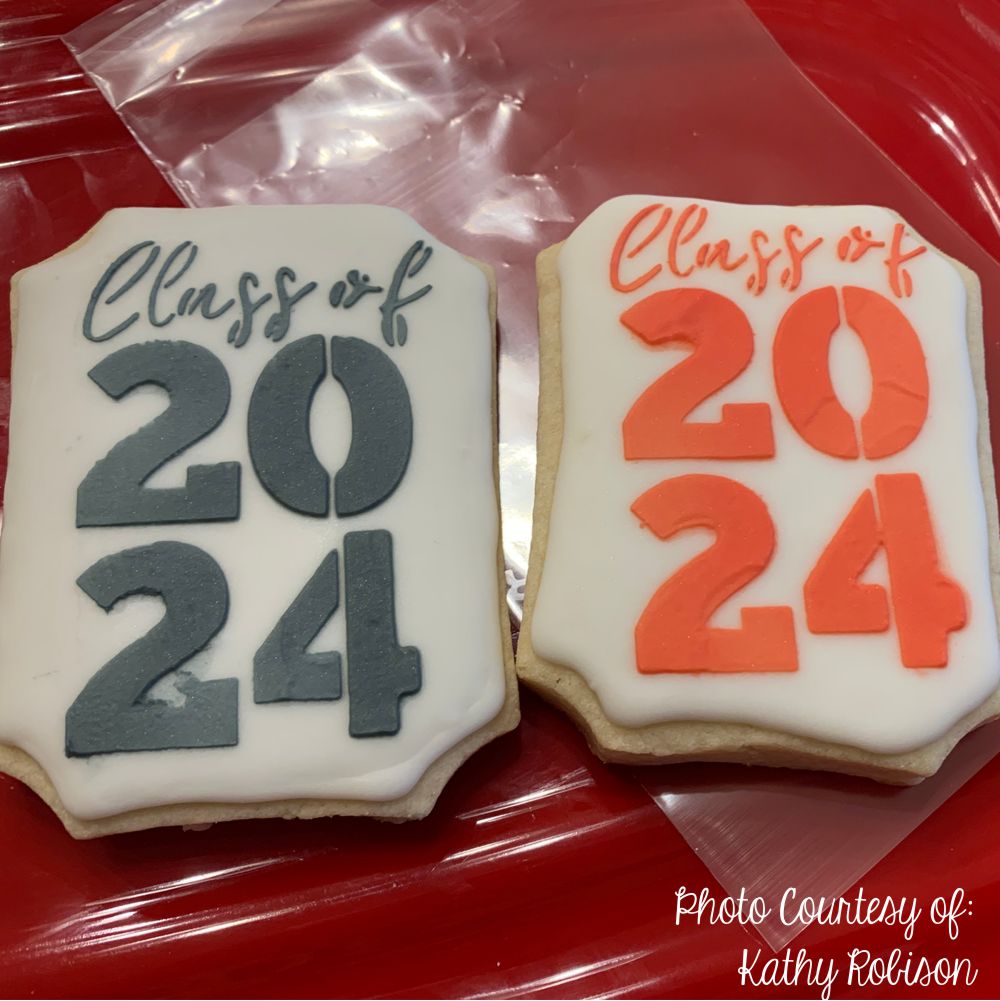 Graduation Cookie Stencil Set With Cookie Cutters