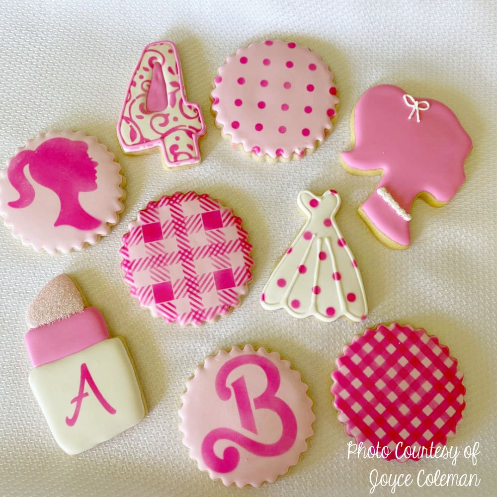 Barbie decorated Cookies