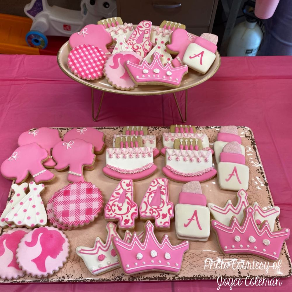 Barbie decorated Cookies