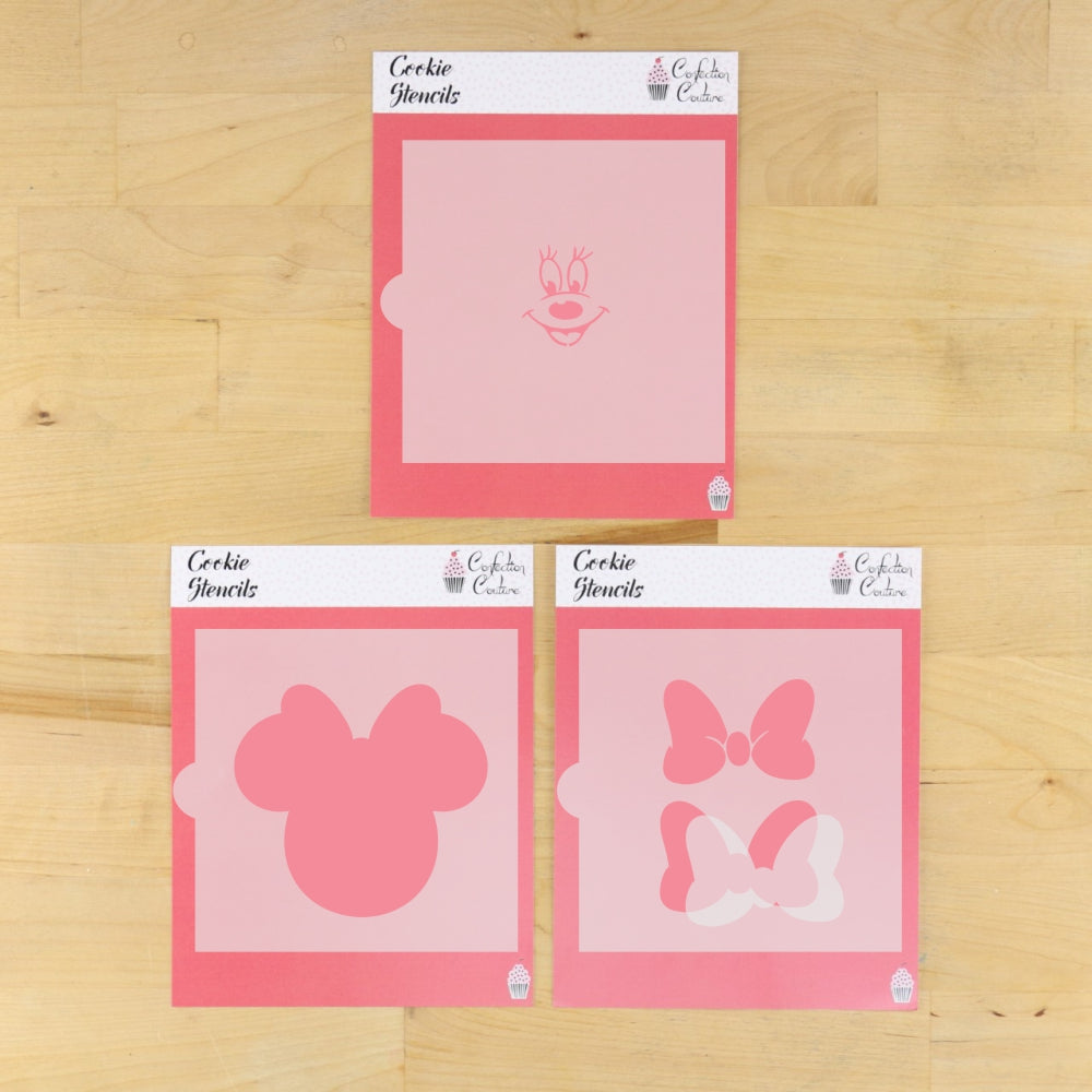 Cookie Stencils for Minnie Mouse Cookies