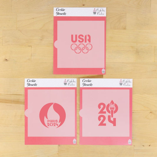 2024 Summer Olympic Cookie Stencil Set