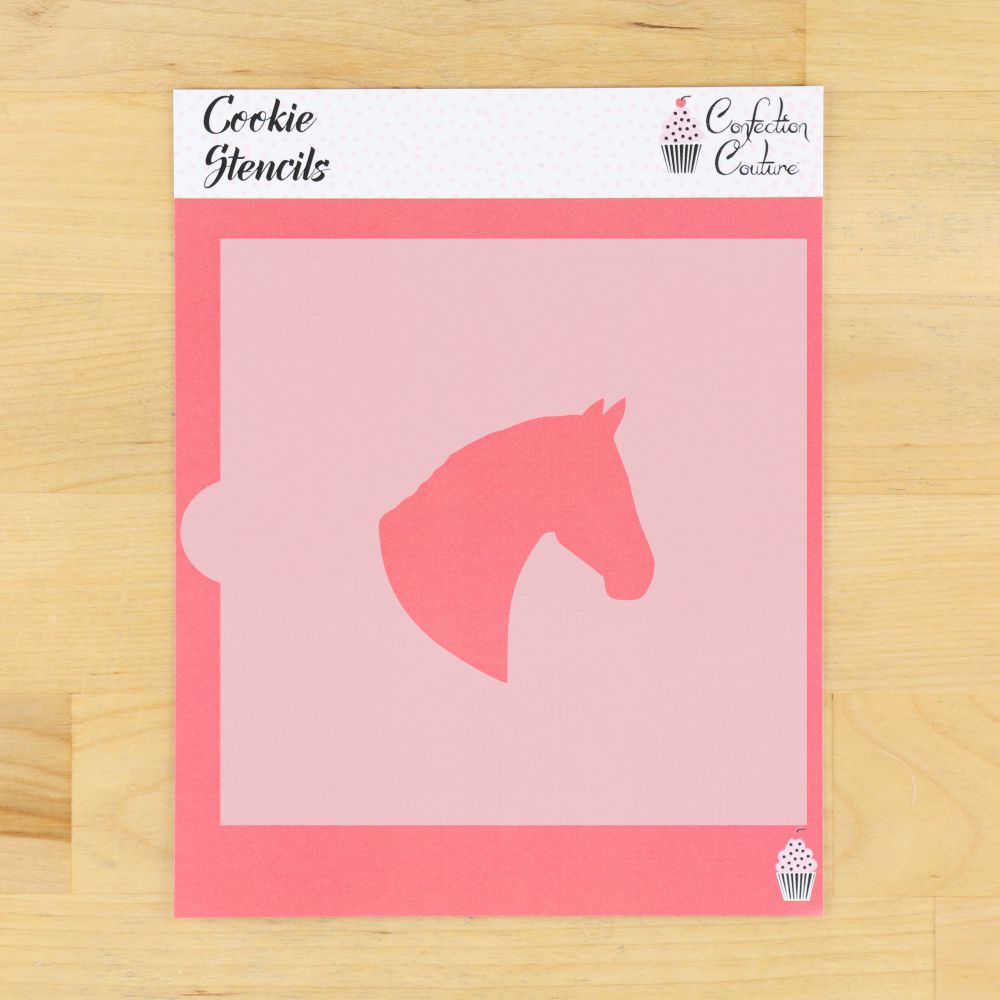 Horse Cookie Stencil for Kentucky Derby Cookies