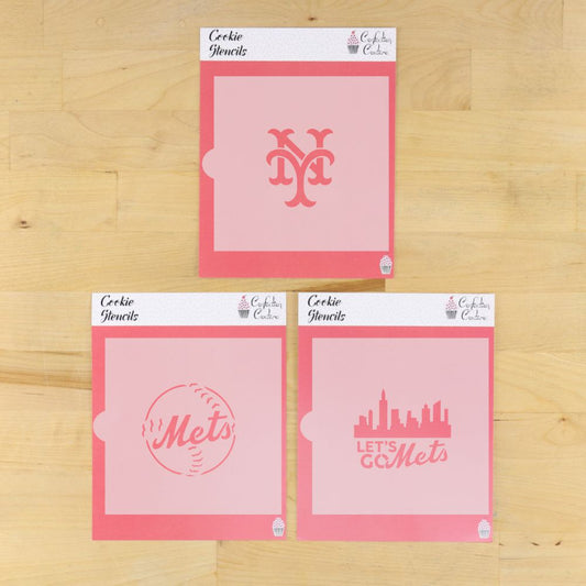 NY Mets Cookie Stencil Set