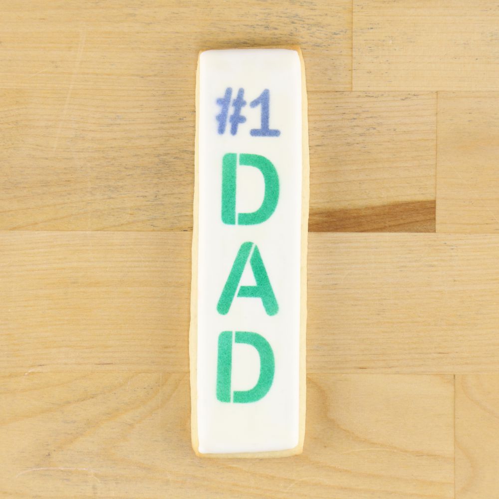 Father's Day Cookie Stick Stencil