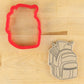 Backpack Paint Your Own Cookie Stencil with Matching Cookie Cutter