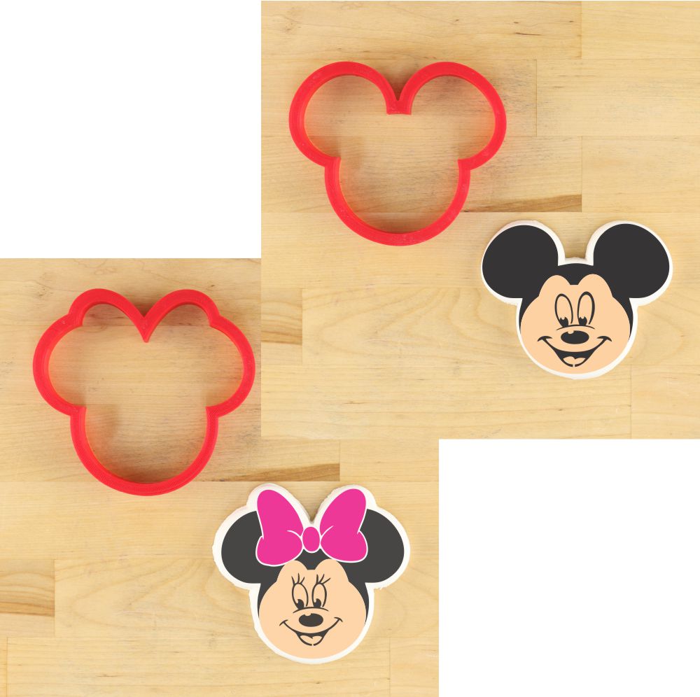 Mouse Faces Cookie Stencil Set