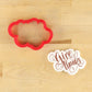 GIVE THANKS THANKSGIVING COOKIE STENCIL AND COOKIE CUTTER