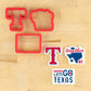 Let’s Go Texas Baseball Cookie Stencil Set