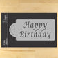 Happy Birthday Cake Stencil by Designer Stencils in packaging
