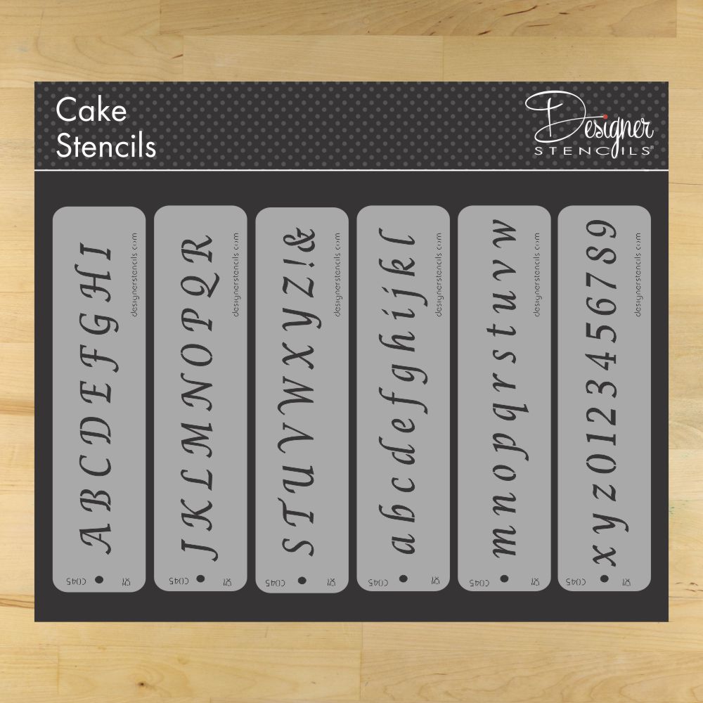 Alphabet Stencils For Cake at Monica Drolet blog