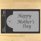 Happy Mother's Day Cake Stencil Side by Designer Stencils