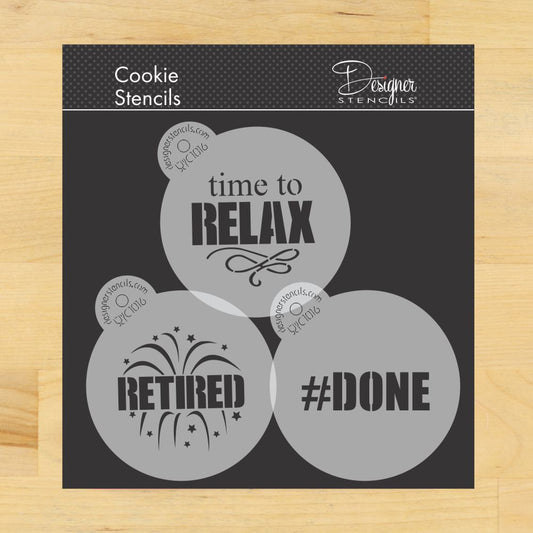 Retired Cookie Stencil Set by Designer Stencils