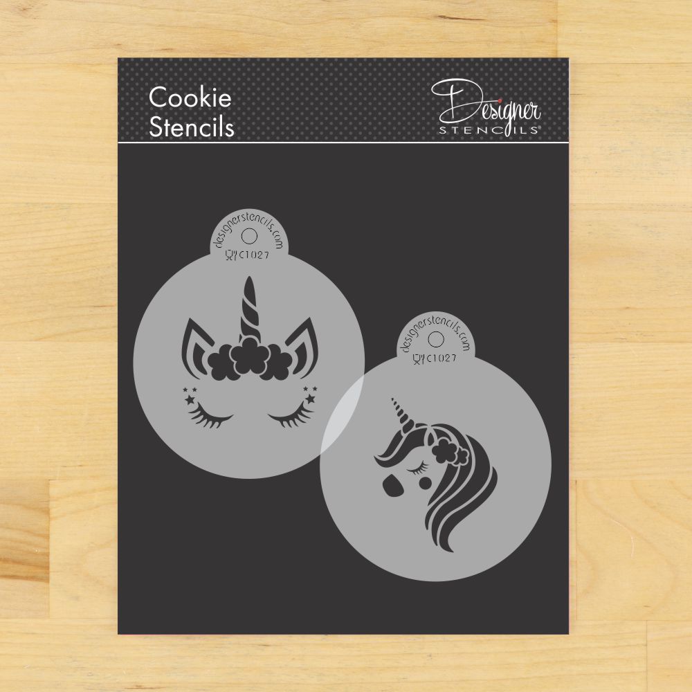 Unicorn Cookie Stencils