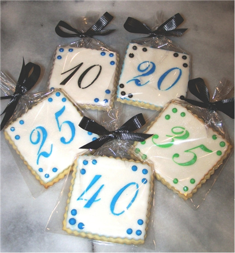 Script Style Numbers for Decorating Cakes – Confection Couture Stencils