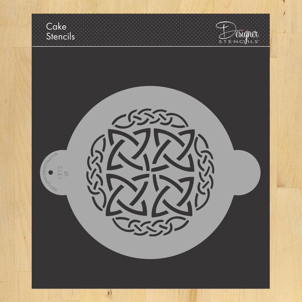 Celtic Pattern Cake Top Stencil by Designer Stencils - Confection ...