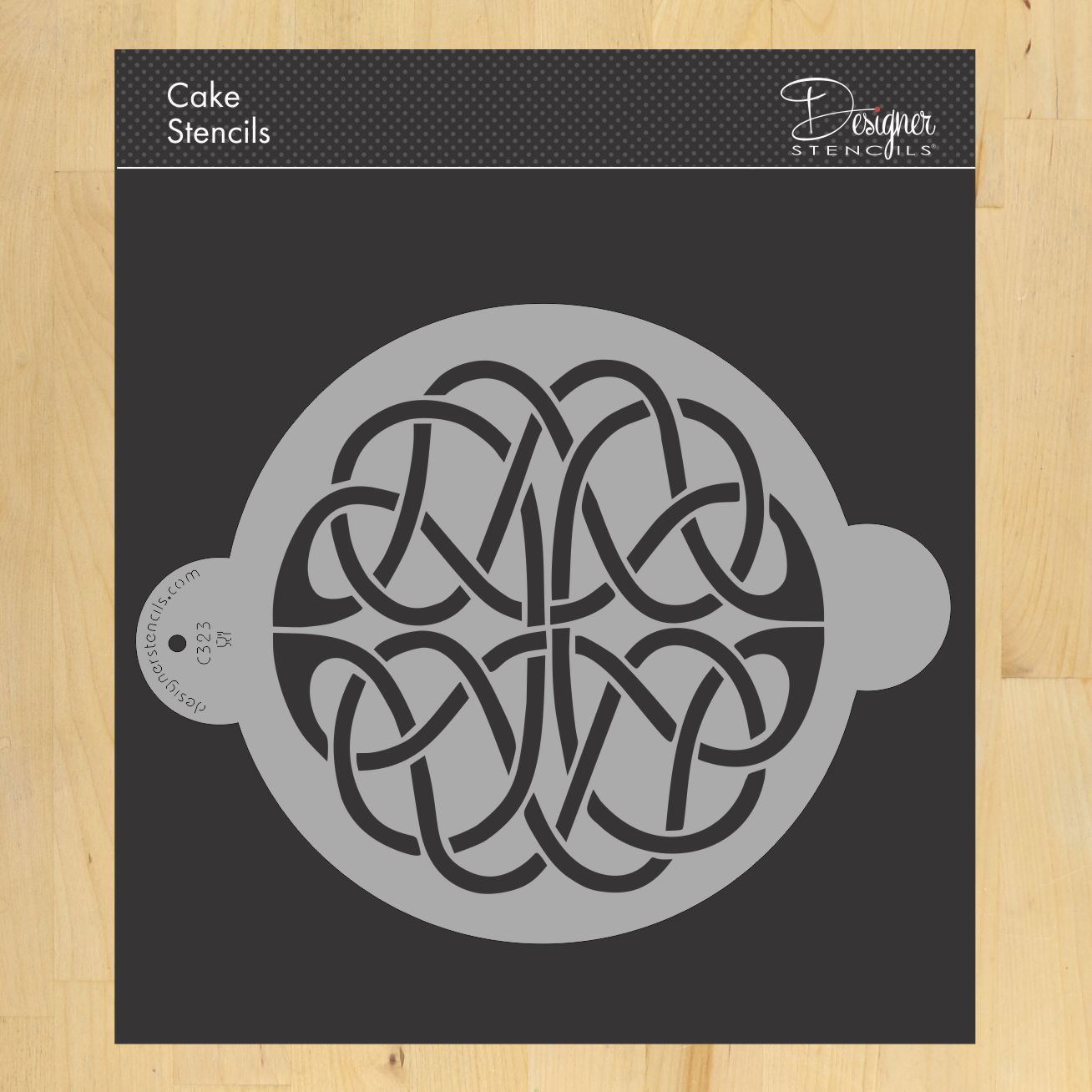 Celtic Pattern Cake Top Designs by Designer Stencils Confection