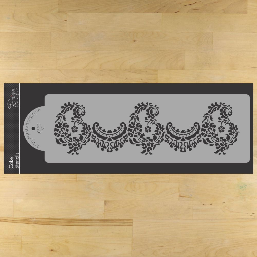 Alencon Lace Stencils for Tiered Wedding Cake Decorating - Confection ...