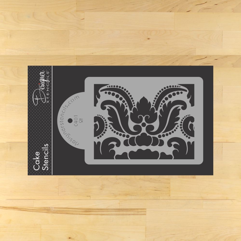 Damask Stencils for 5 Tiered Cakes by Designer Stencils - Confection ...