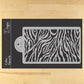 Zebra Skin Cake Stencil Sides by Designer Stencils 6"