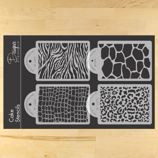 Leopard Print Cake Side Stencil by Designer Stencils – Confection Couture  Stencils