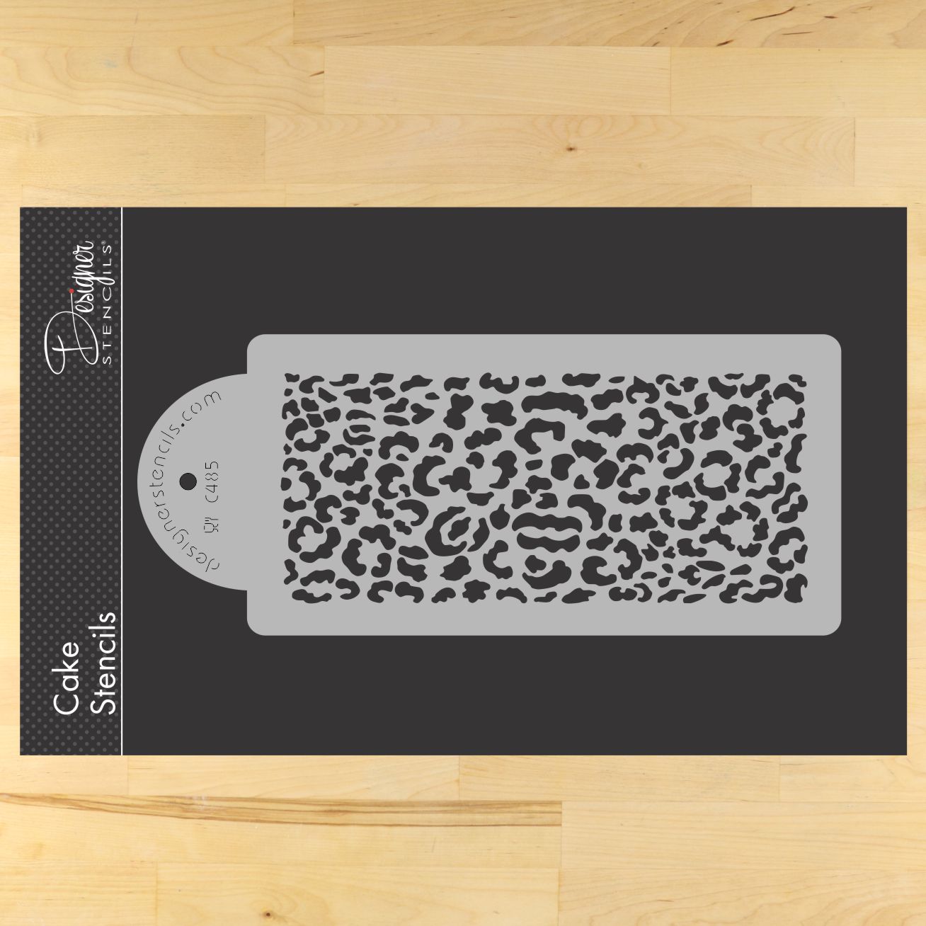 Leopard Skin Cake Stencil Sides by Designer Stencils 4" 