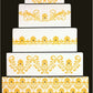 Fleur de Lis Cake Stencil Sets by Designer Stencils