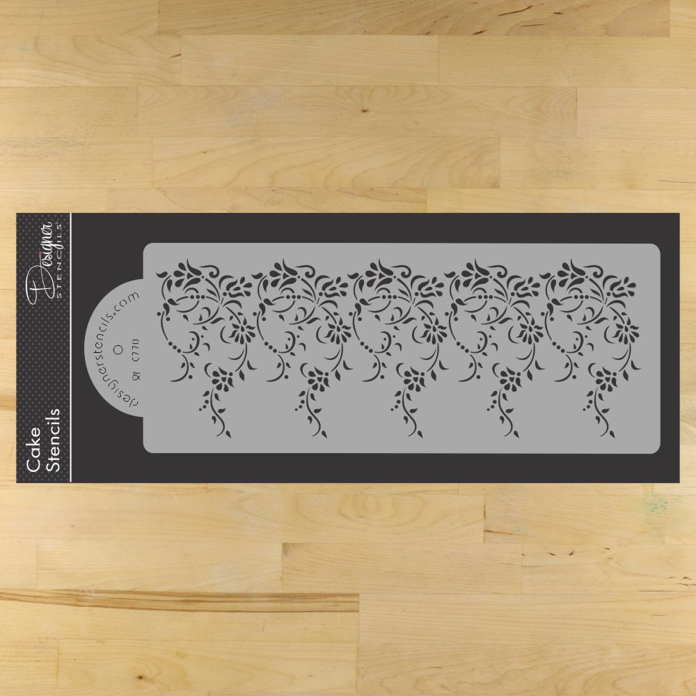 Vintage Lace Cake Side Stencils From Designer Stencils - Confection ...
