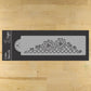 Floral Lace Netting Cake Stencil Side by Designer Stencils Tier 3