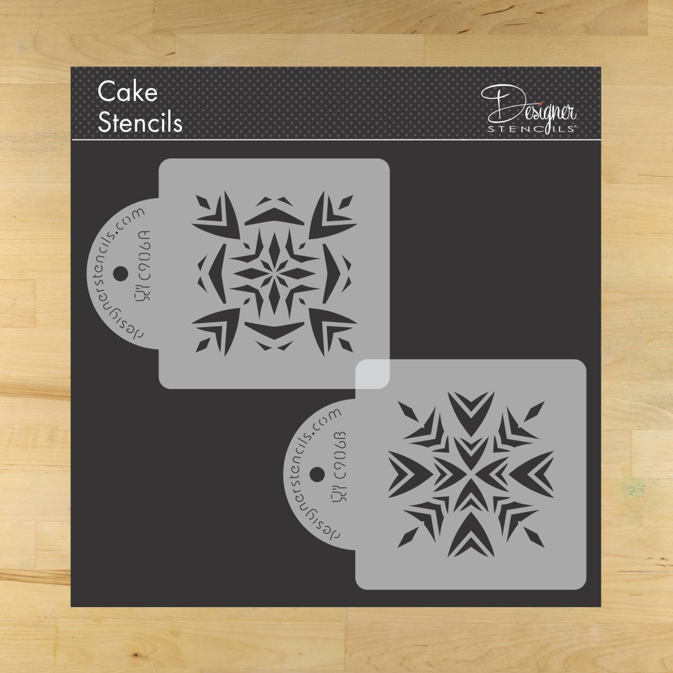 Aztec Pattern Tile Stencils for Decorating Cakes and Cookies ...