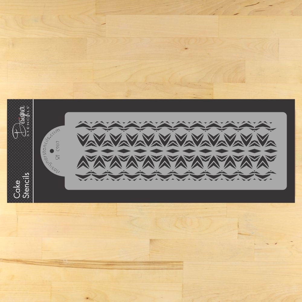 Repeating Aztec Pattern Stencil for Decorating Cakes – Confection ...