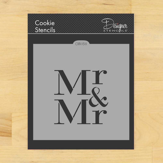 Mr and Mr Cookie Stencil by Designer Stencils
