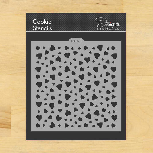 Mini Heart Cookie by Designer Stencils in packaging