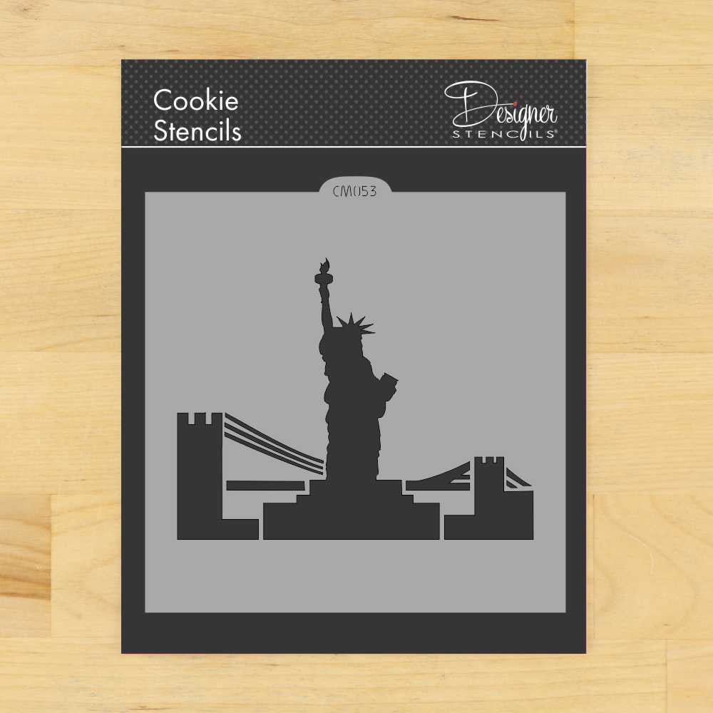 Statue of Liberty Cookie Stencil by Designer Stencils