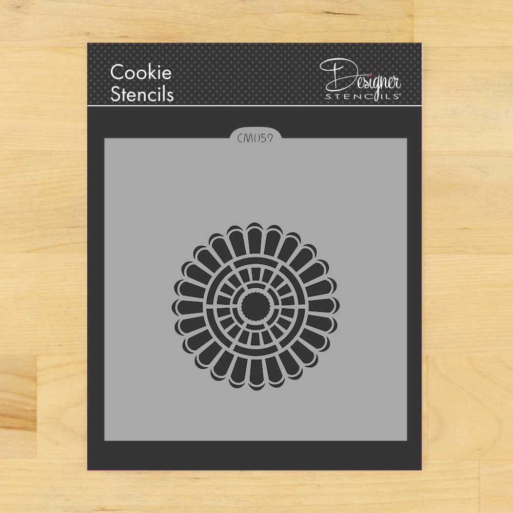 Mandala Cookie Stencil by Designer Stencils
