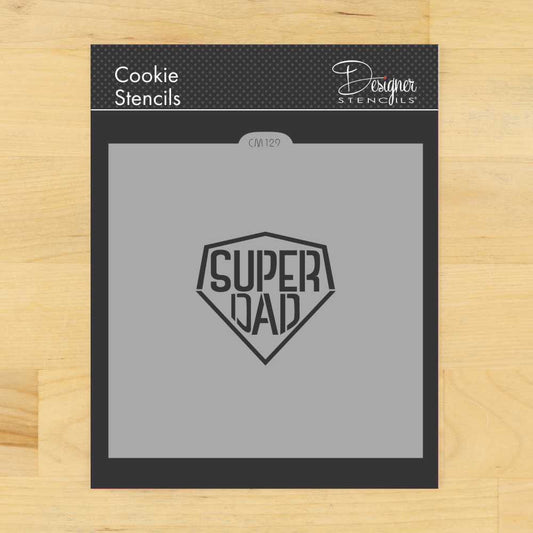 Super Dad Cookie Stencil by Designer Stencils