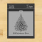 O Christmas Tree Cookie Stencil by Designer Stencils