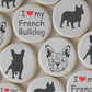 french bulldog cookies