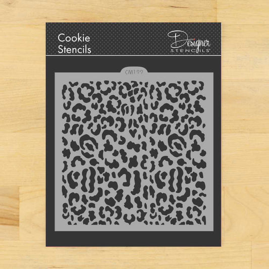 Leopard Skin Cookie Stencil by Designer Stencils