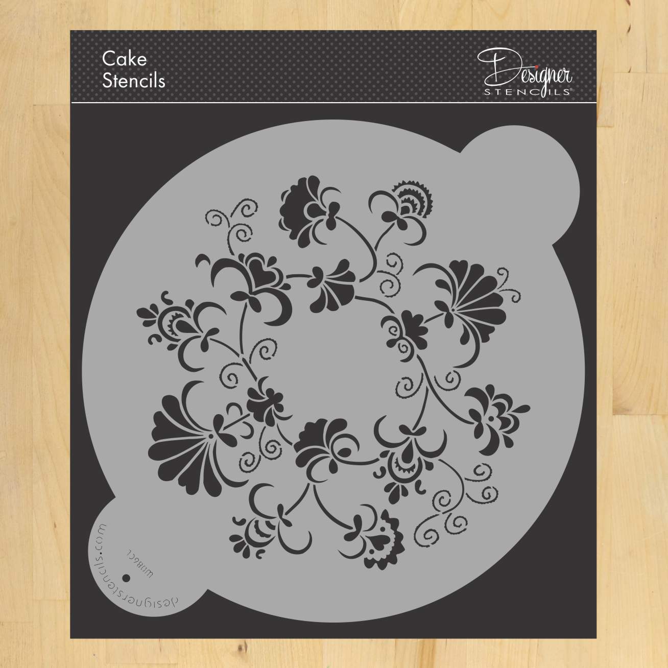 Cake Top Stencils | Round Cake Decorating Stencils - Confection Couture ...
